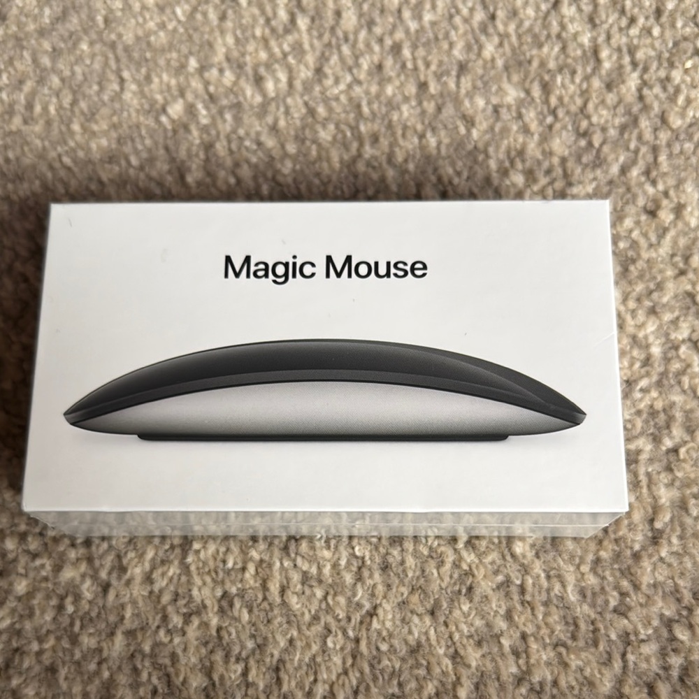 Apple Magic Mouse - black- rechargeable with USB C